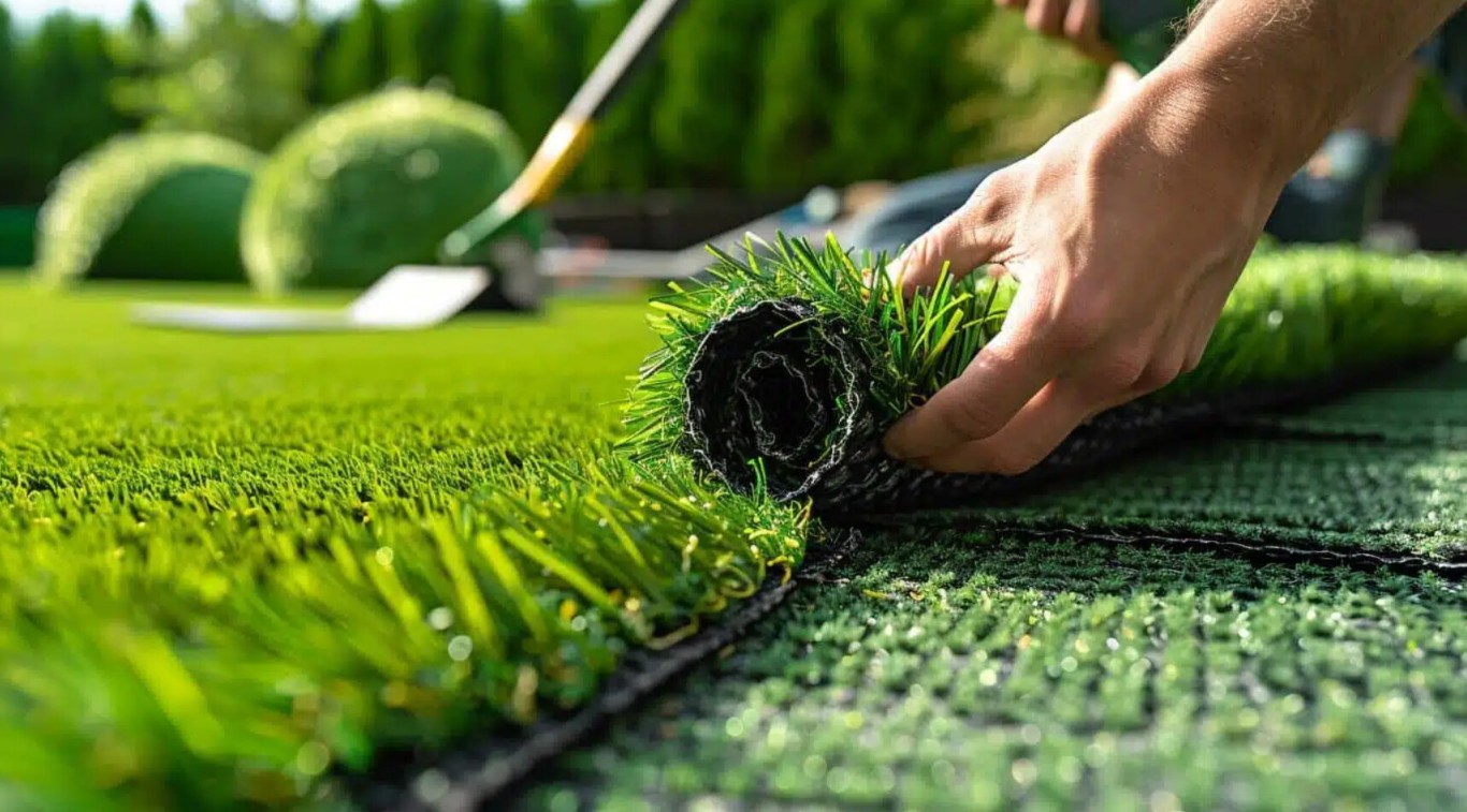 Professional artificial turf roll installation by certified contractors in Torrance
